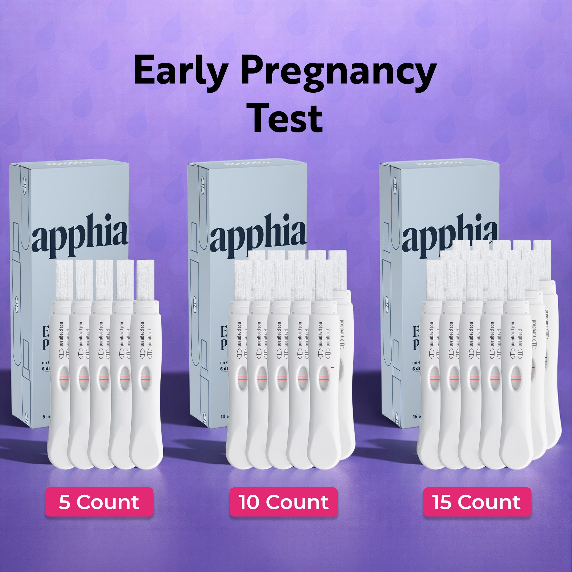 Apphia Early Detection Pregnancy Test (15 Count)