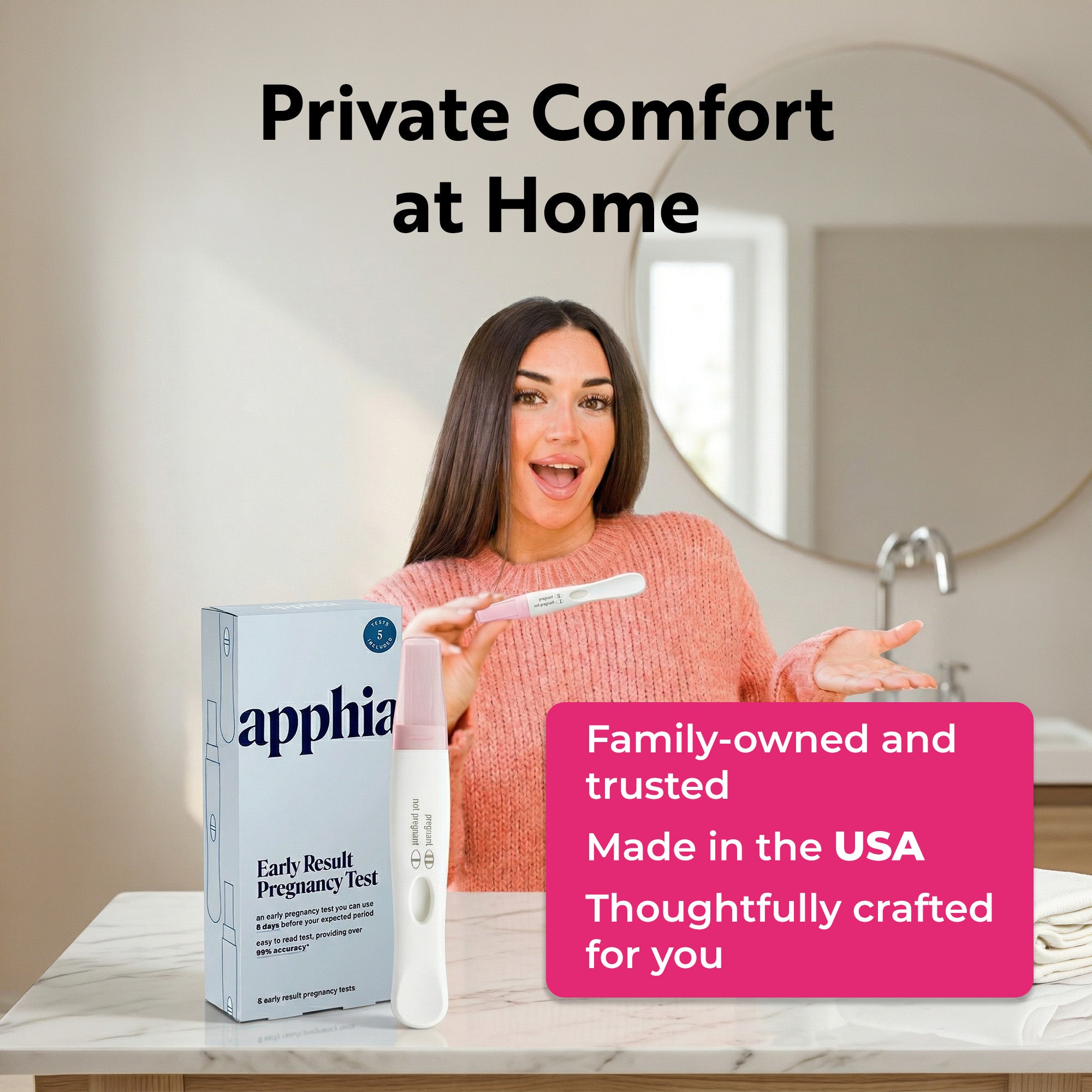 Apphia Early Detection Pregnancy Test (10 Count)